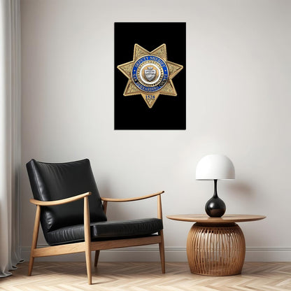 San Bernardino County Sheriff's Department Poster Wall Art Print Home Wall Decor