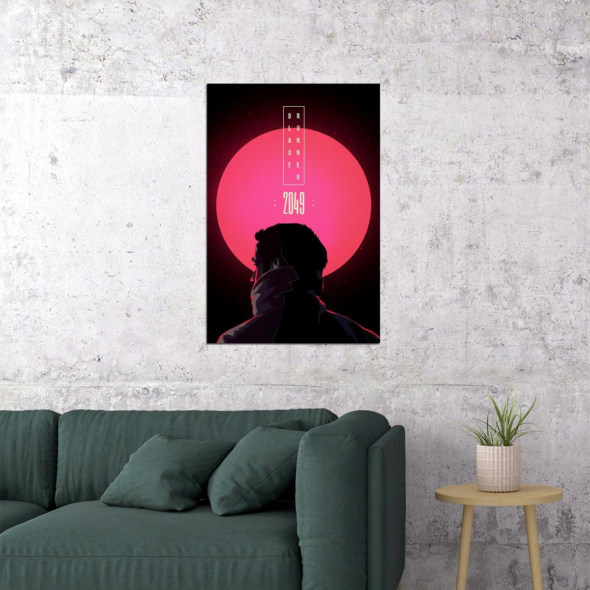 Blade Runner 2049 Movie Ryan Gosling Excitement Poster Wall Art Print Home Wall Decor