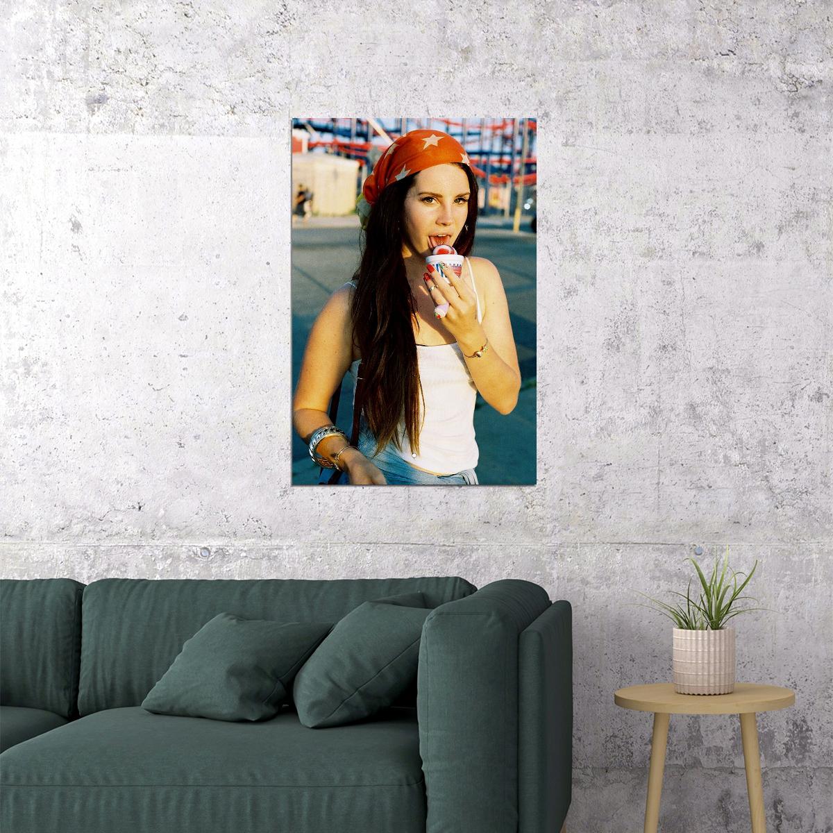 Singer Lana Del Rey Hd Music Poetrist Attractive Poster Wall Art Print Home Wall Decor