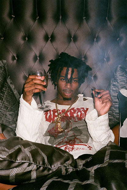 Playboi Carti Smoking Music Hip Hop Rap Singer Star Poster Wall Art Print Home Wall Decor