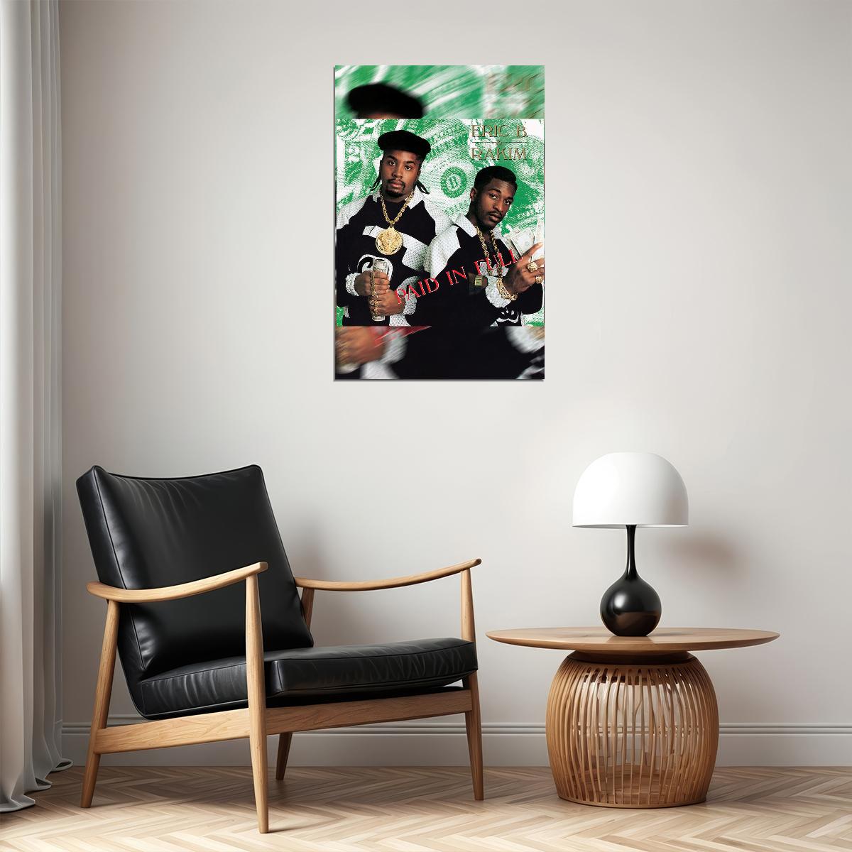 Eric B And Rakim Music Album Paid In Full Music Album Poster Wall Art Print Home Wall Decor