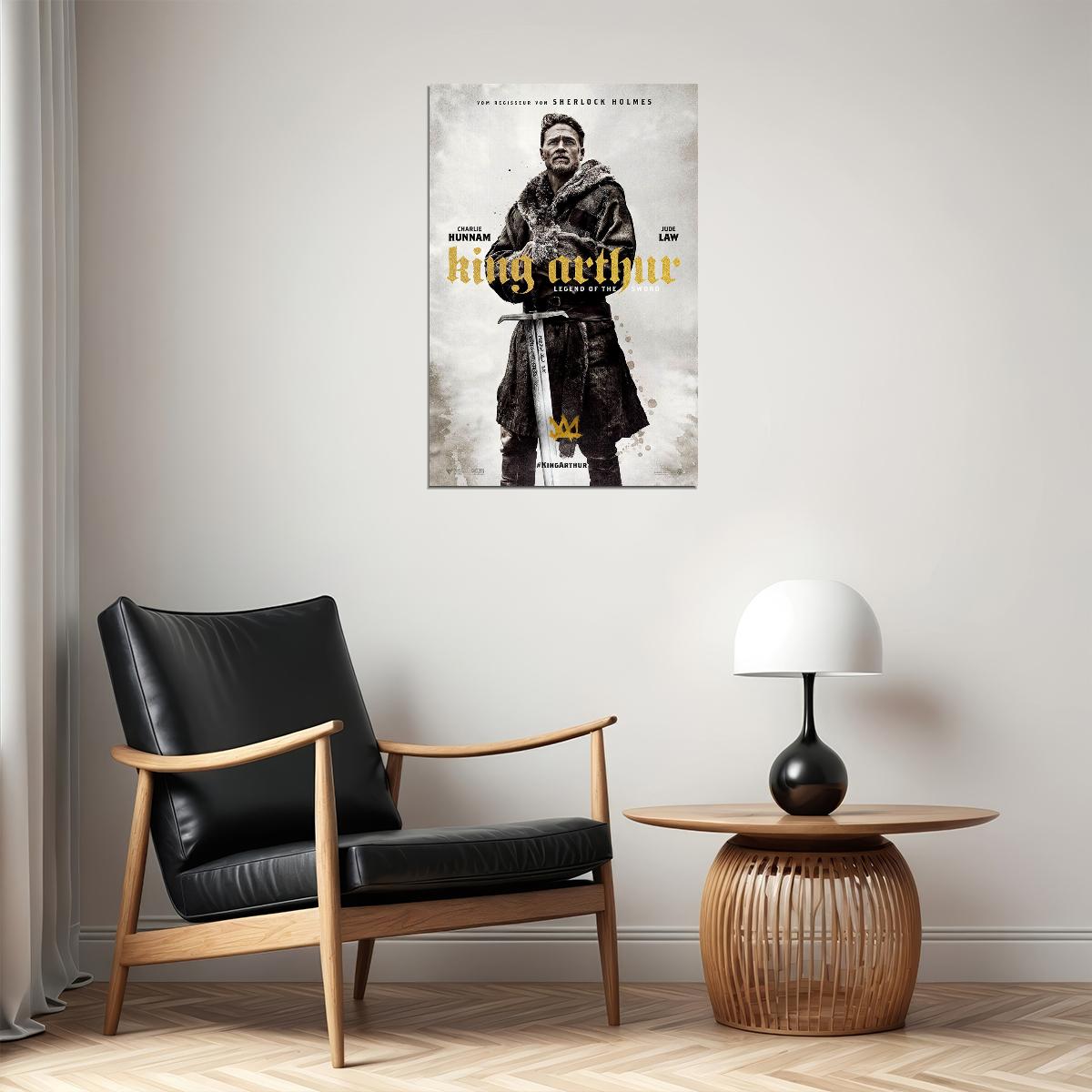 King Arthur Legend Of The Sword Movie Drama Poster Wall Art Print Home Wall Decor