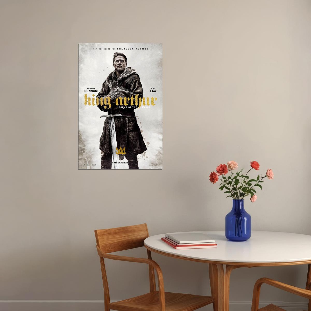 King Arthur Legend Of The Sword Movie Drama Poster Wall Art Print Home Wall Decor