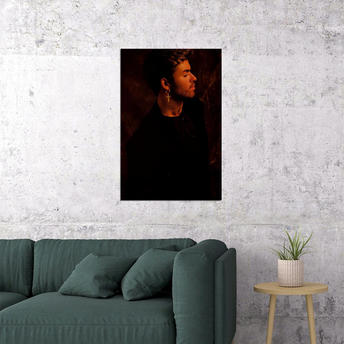 George Michael Singer Producer Artist Poster Wall Art Print Home Wall Decor