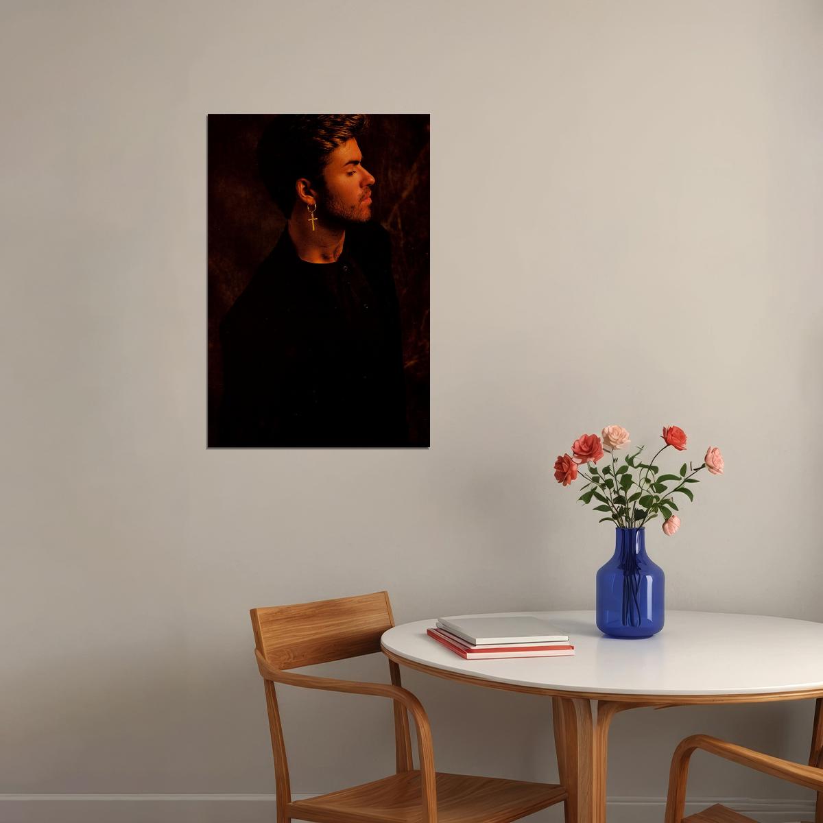 George Michael Singer Producer Artist Poster Wall Art Print Home Wall Decor