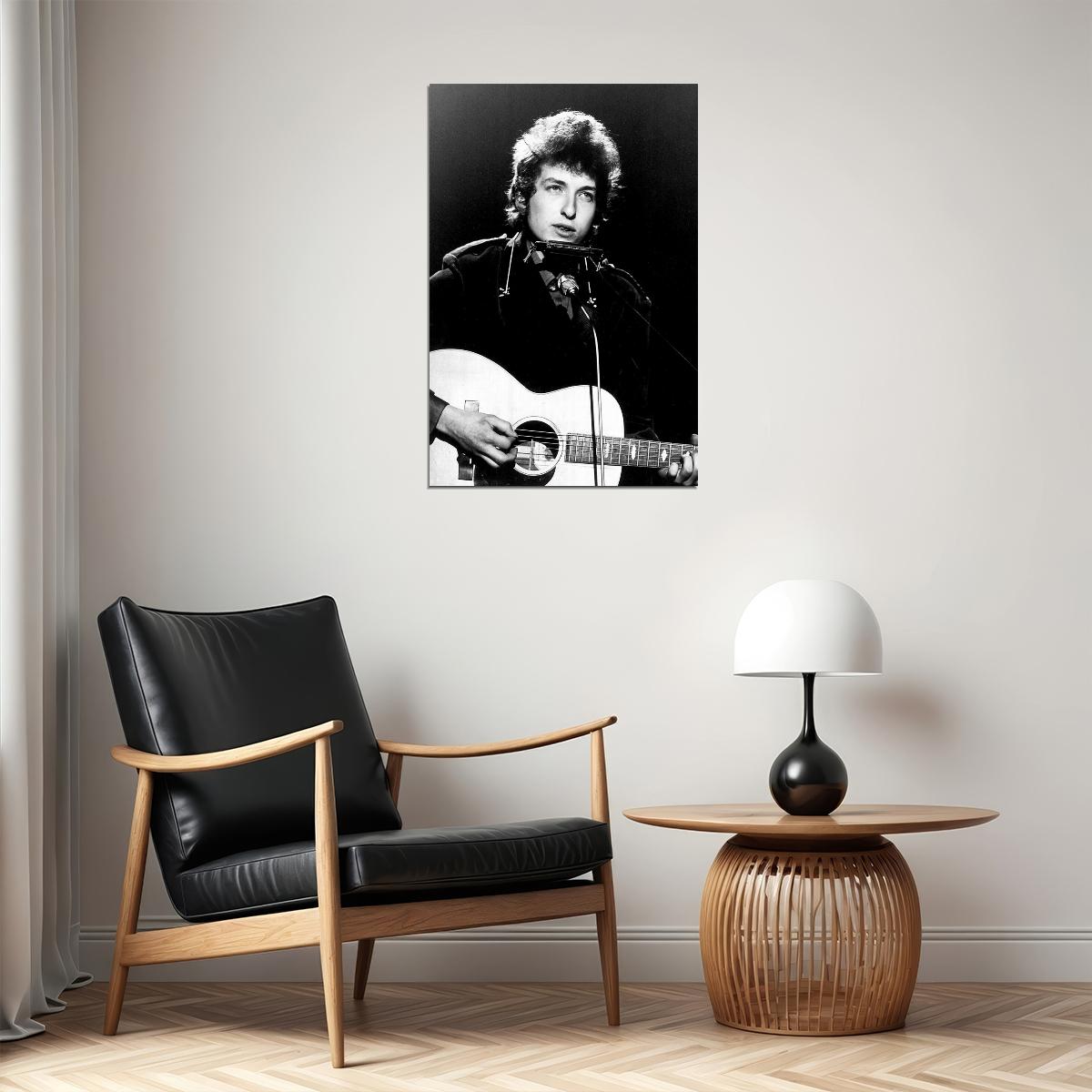 Bob Dylan Music Star Songwriter Guitarist Poster Wall Art Print Home Wall Decor