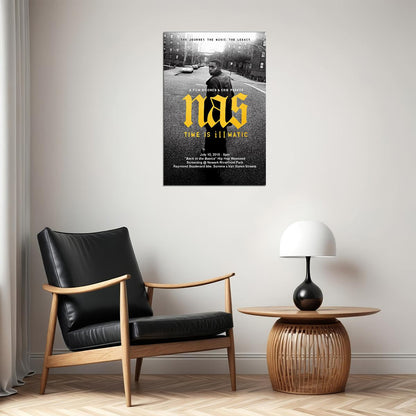 Nas Time Is Illmatic Hip Hop Biography History Poster Wall Art Print Home Wall Decor