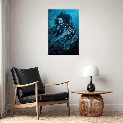 The Shape Of Water 2017 Movie Romantic Drama Poster Wall Art Print Home Wall Decor