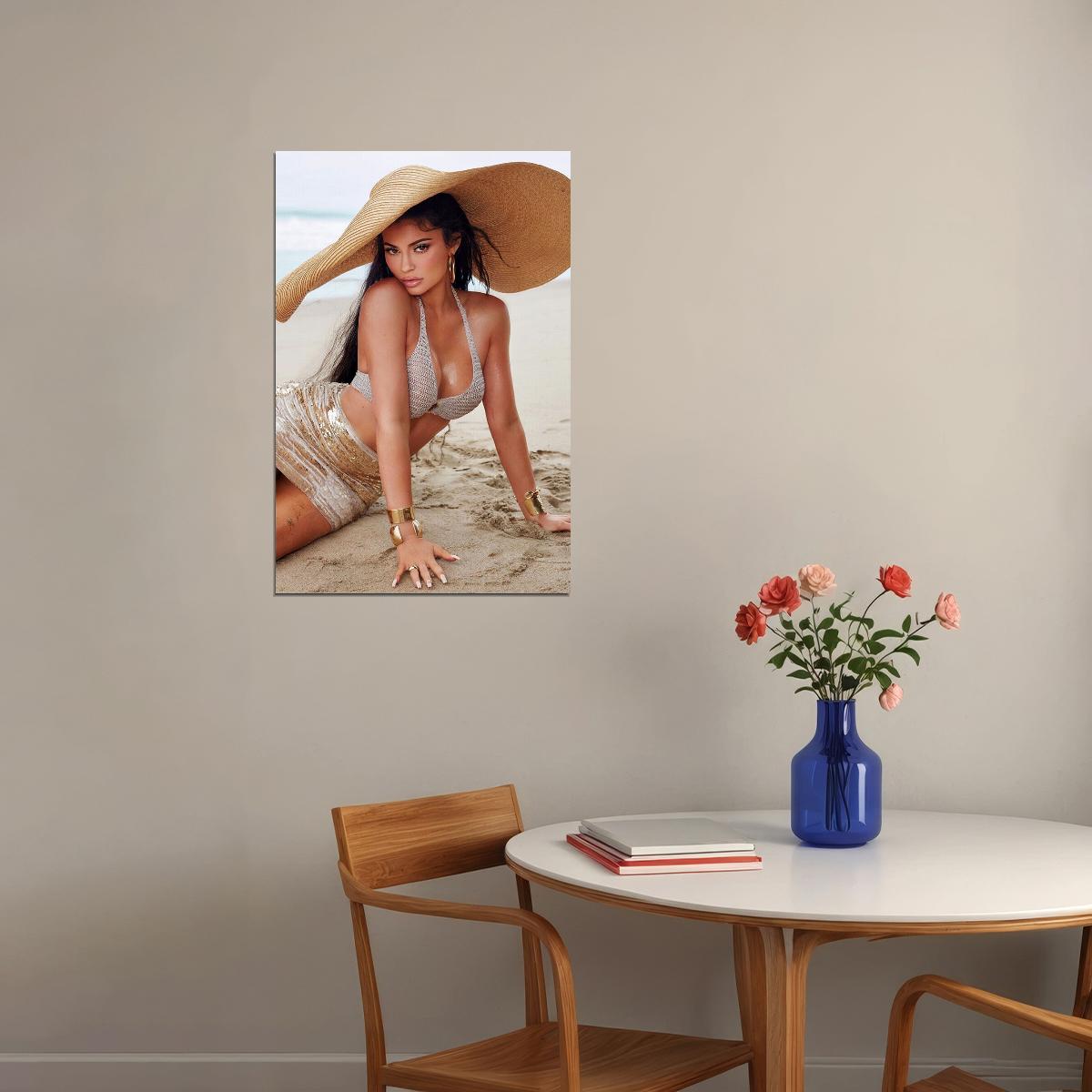 Kylie Jenner Sexy Actress Dancer Model Poster Wall Art Print Home Wall Decor