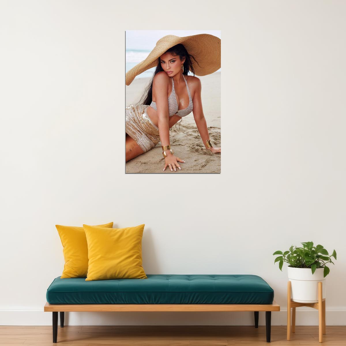 Kylie Jenner Sexy Actress Dancer Model Poster Wall Art Print Home Wall Decor