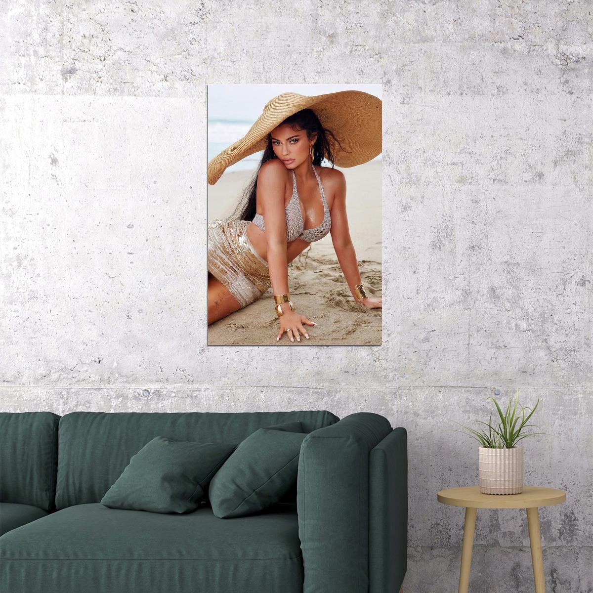 Kylie Jenner Sexy Actress Dancer Model Poster Wall Art Print Home Wall Decor