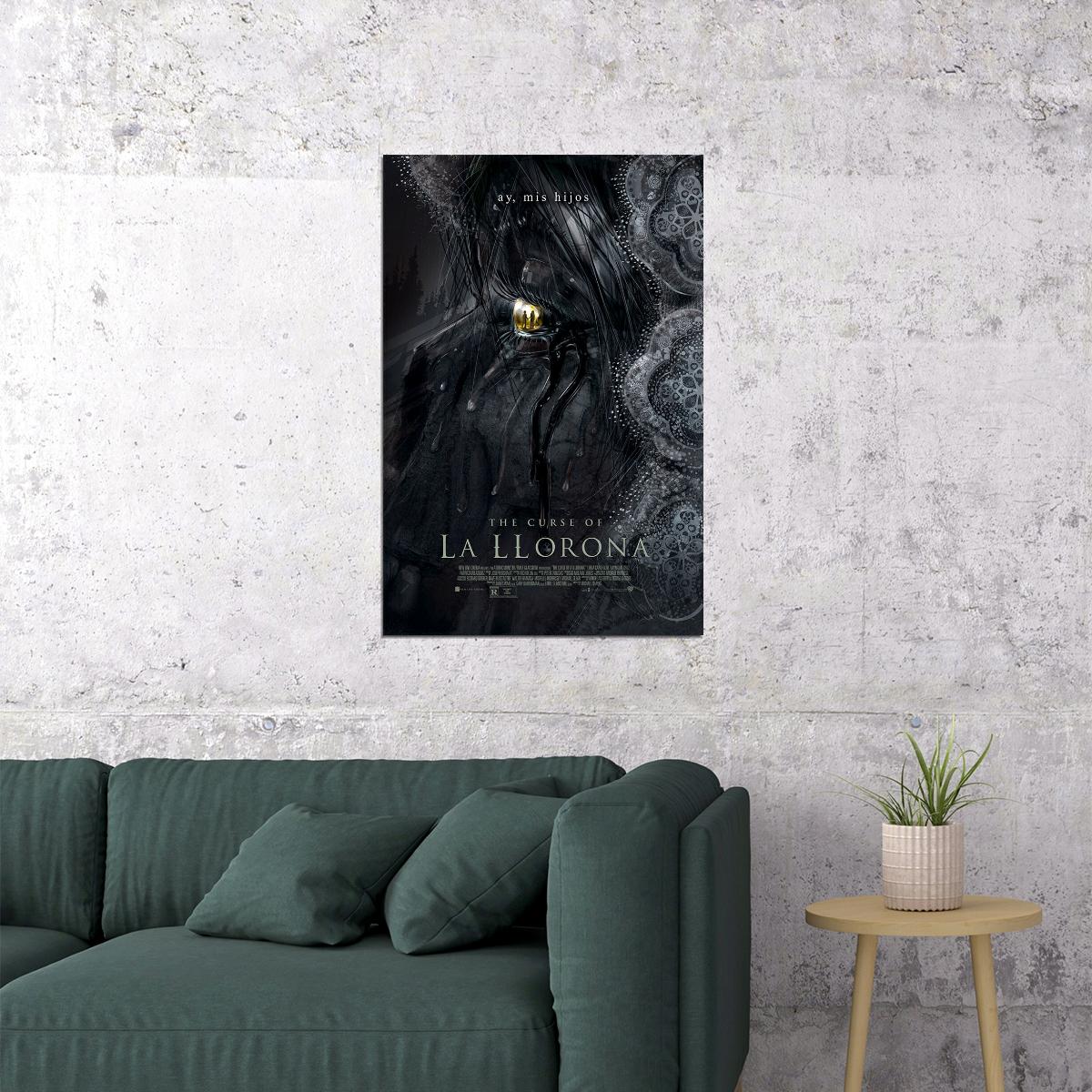 The Curse Of La Llorona Movie The Conjuring Horror Poster Wall Art Print Home Wall Decor