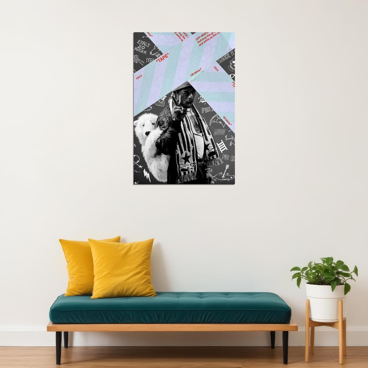 Lil Uzi Vert Luv Is Rage 2 2017 Rap Album Singer Poster Wall Art Print Home Wall Decor