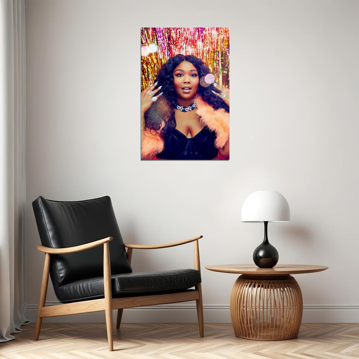 Lizzo Cuz Music 2019 Musician Artist Poster Wall Art Print Home Wall Decor