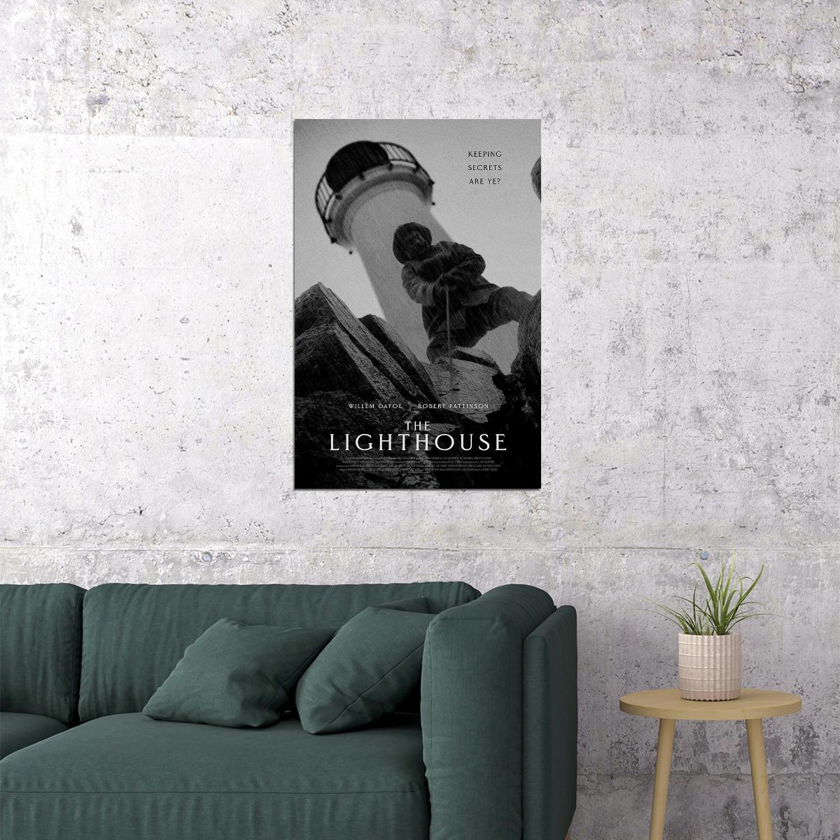 The Lighthouse Movie Robert Eggers Action Drama Poster Wall Art Print Home Wall Decor