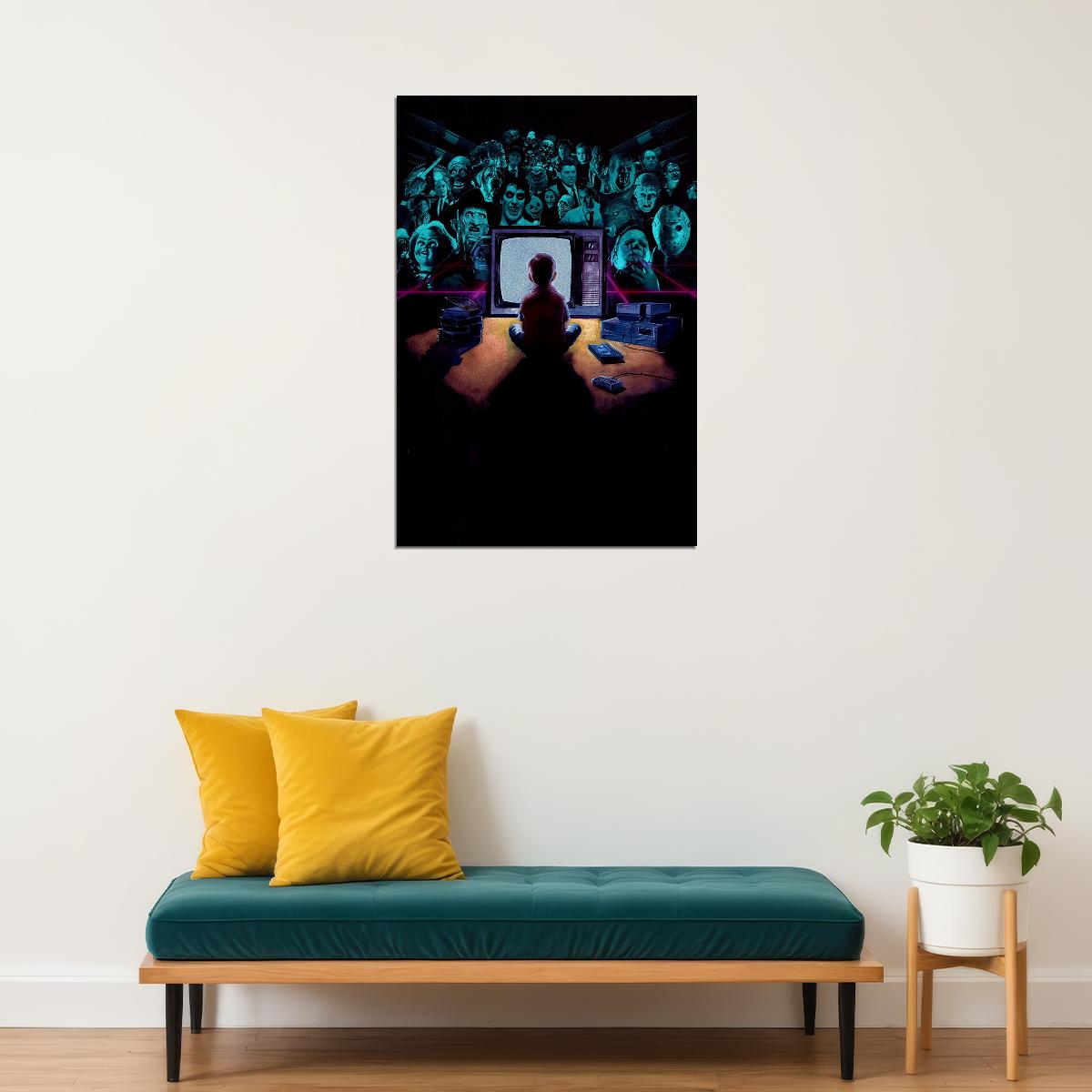 In Search Of Darkness Movie 2019 80s Horror Poster Wall Art Print Home Wall Decor - xonomax