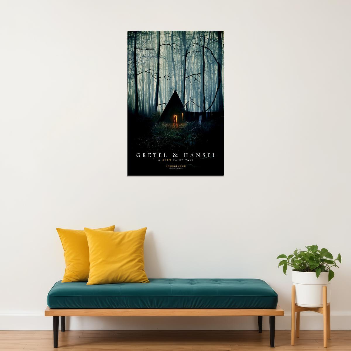 Gretel And Hansel Movie 2019 Fantasy Horror Poster Wall Art Print Home Wall Decor