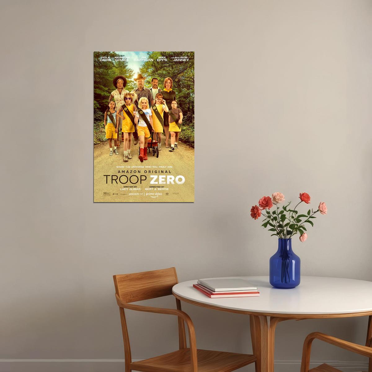 Troop Zero Movie 2020 Drama Comedy Family Poster Wall Art Print Home Wall Decor