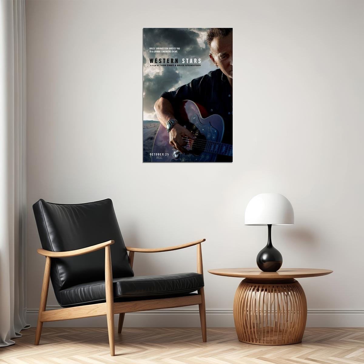 Western Stars Movie Bruce Springsteen Thom Zimy Poster Wall Art Print Home Wall Decor - xonomax