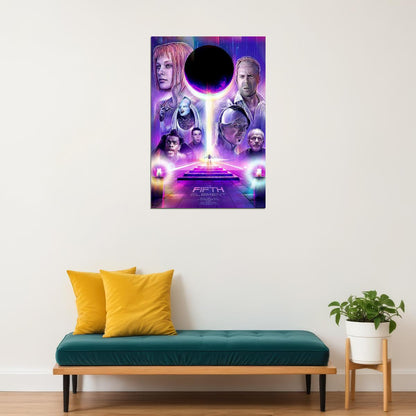 The Fifth Element Classic Science Fiction Movie Bruce Willis Poster Wall Art Print Home Wall Decor