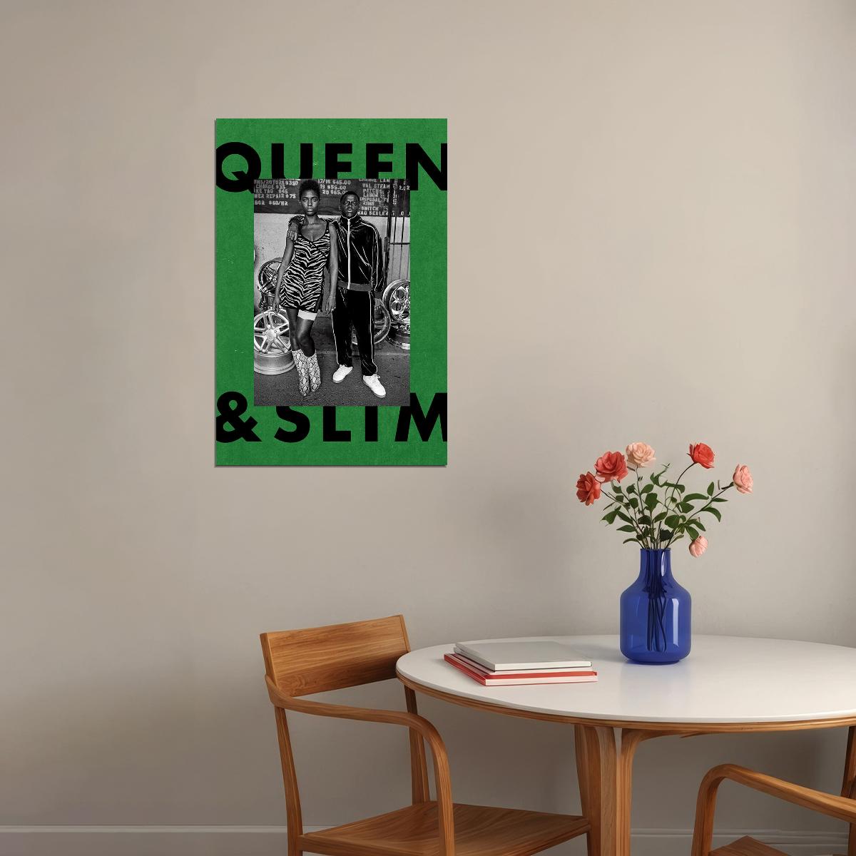 Queen And Slim Movie 2019 Daniel Kaluuya Crime Drama Poster Wall Art Print Home Wall Decor