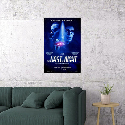 The Vast Of Night Movie 2020 Science Fiction Poster Wall Art Print Home Wall Decor