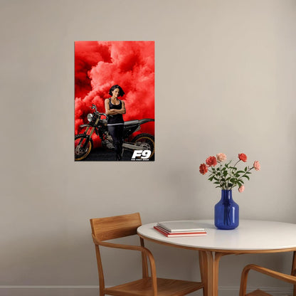 Michelle Rodriguez Fast And Furious 9 Movie Poster Wall Art Print Home Wall Decor