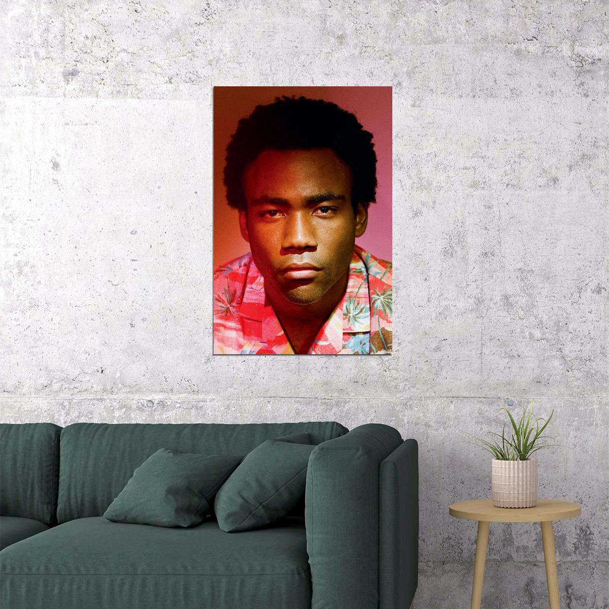 Childish Gambino Because The Internet 2020 Rap Album Singer Poster Wall Art Print Home Wall Decor