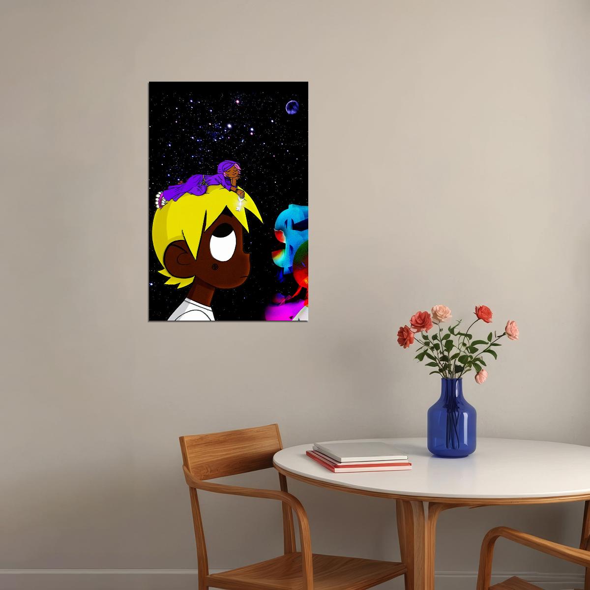 Lil Uzi Vert Eternal Atake Luv Vs The World Rap Album Singer Poster Wall Art Print Home Wall Decor