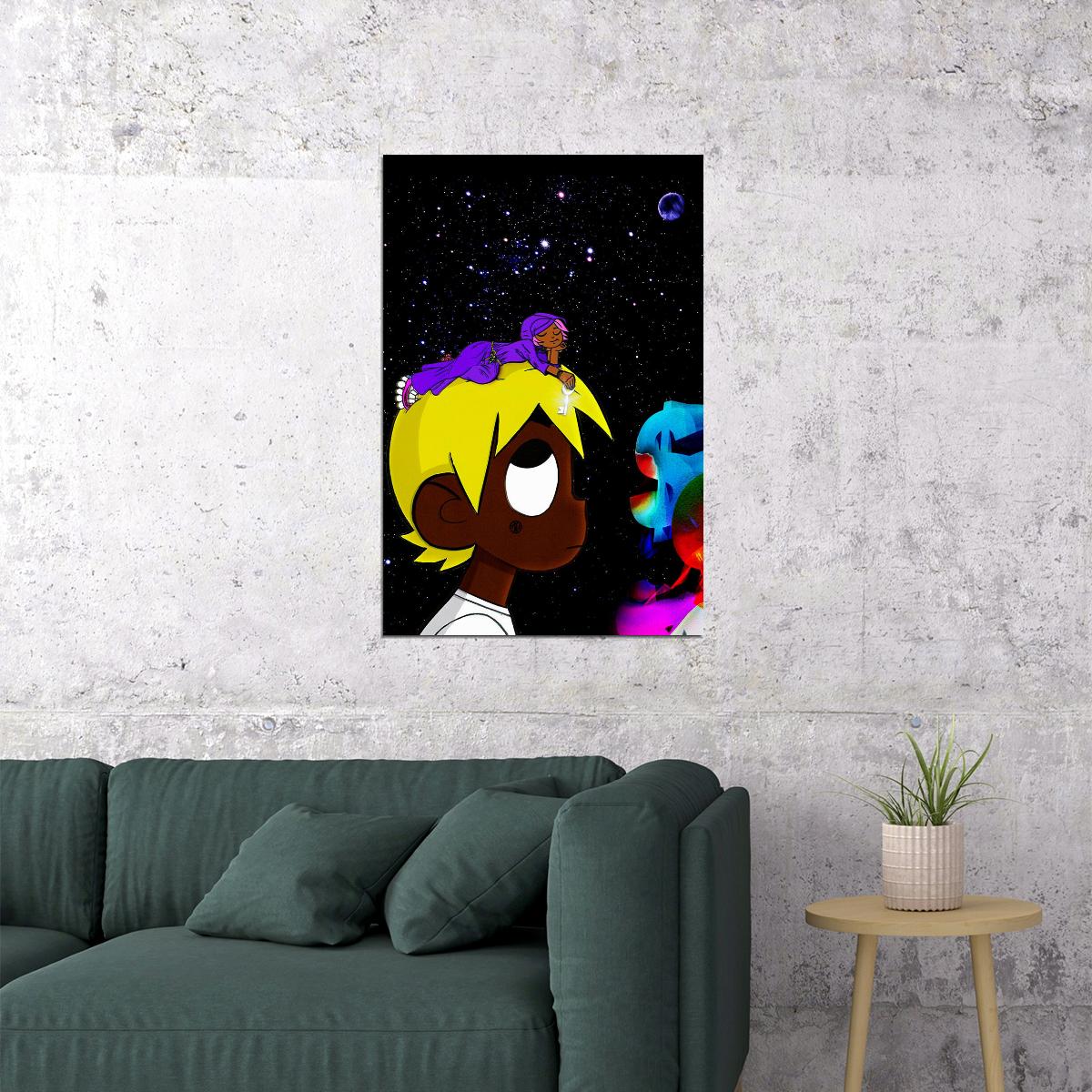 Lil Uzi Vert Eternal Atake Luv Vs The World Rap Album Singer Poster Wall Art Print Home Wall Decor