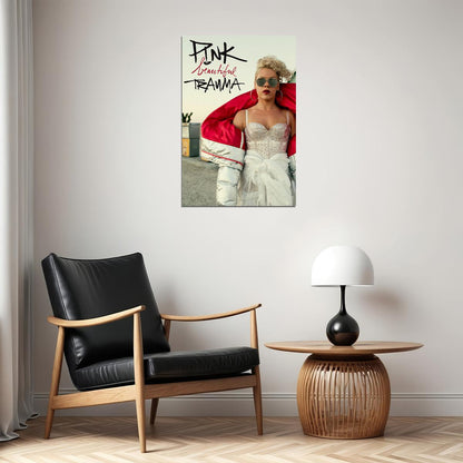 Pink Beautiful Trauma 2020 Rap Album Singer Poster Wall Art Print Home Wall Decor