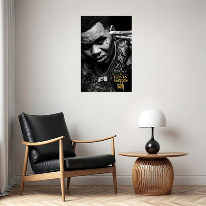 Kevin Gates Islah Rap Artist Music 2020 Poster Wall Art Print Home Wall Decor