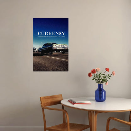 Currensy Even More Saturday Night Car Tunes Rap Music Poster Wall Art Print Home Wall Decor