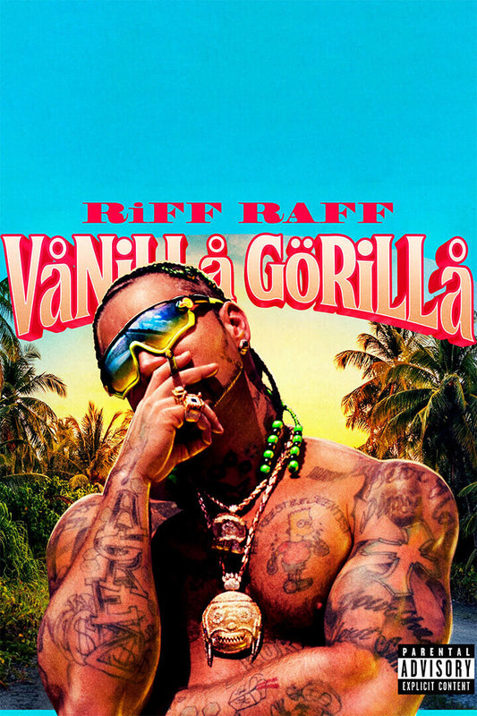 Riff Raff Vanilla Gorilla Music Album Poster Wall Art Print Home Wall Decor