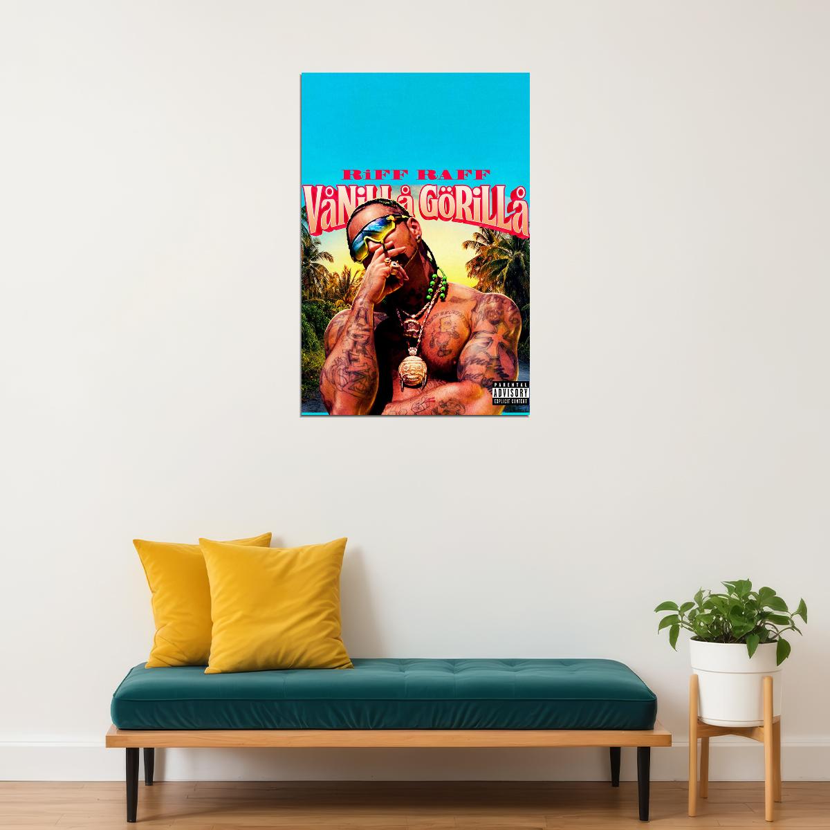 Riff Raff Vanilla Gorilla Music Album Poster Wall Art Print Home Wall Decor