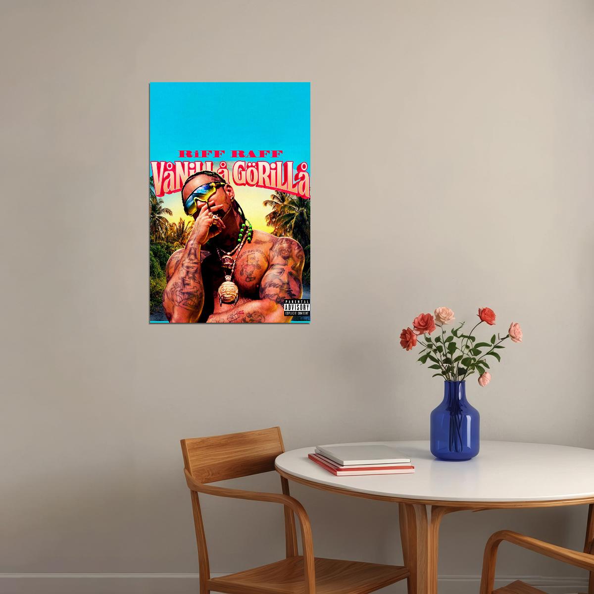 Riff Raff Vanilla Gorilla Music Album Poster Wall Art Print Home Wall Decor