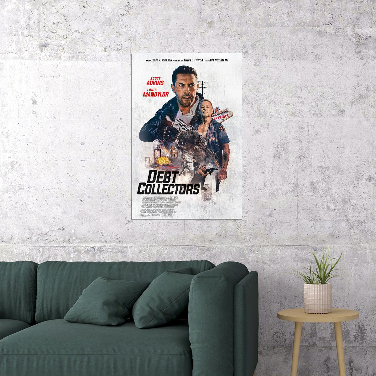 Debt Collectors Movie 2020 Dram Comedy Poster Wall Art Print Home Wall Decor