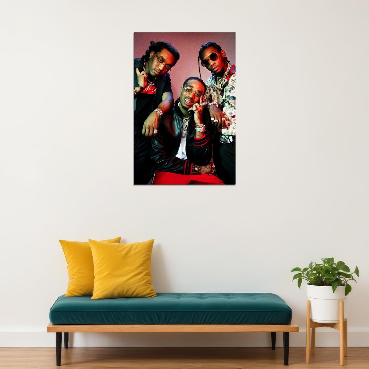 Migos Culture Rap Singer Hip Hop Musicains Poster Wall Art Print Home Wall Decor