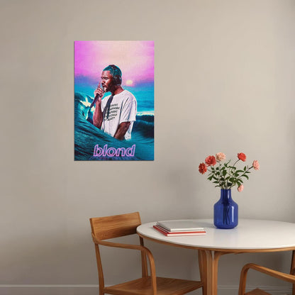 Frank Ocean Blond Rap Singer Hip Hop Song Writer Poster Wall Art Print Home Wall Decor