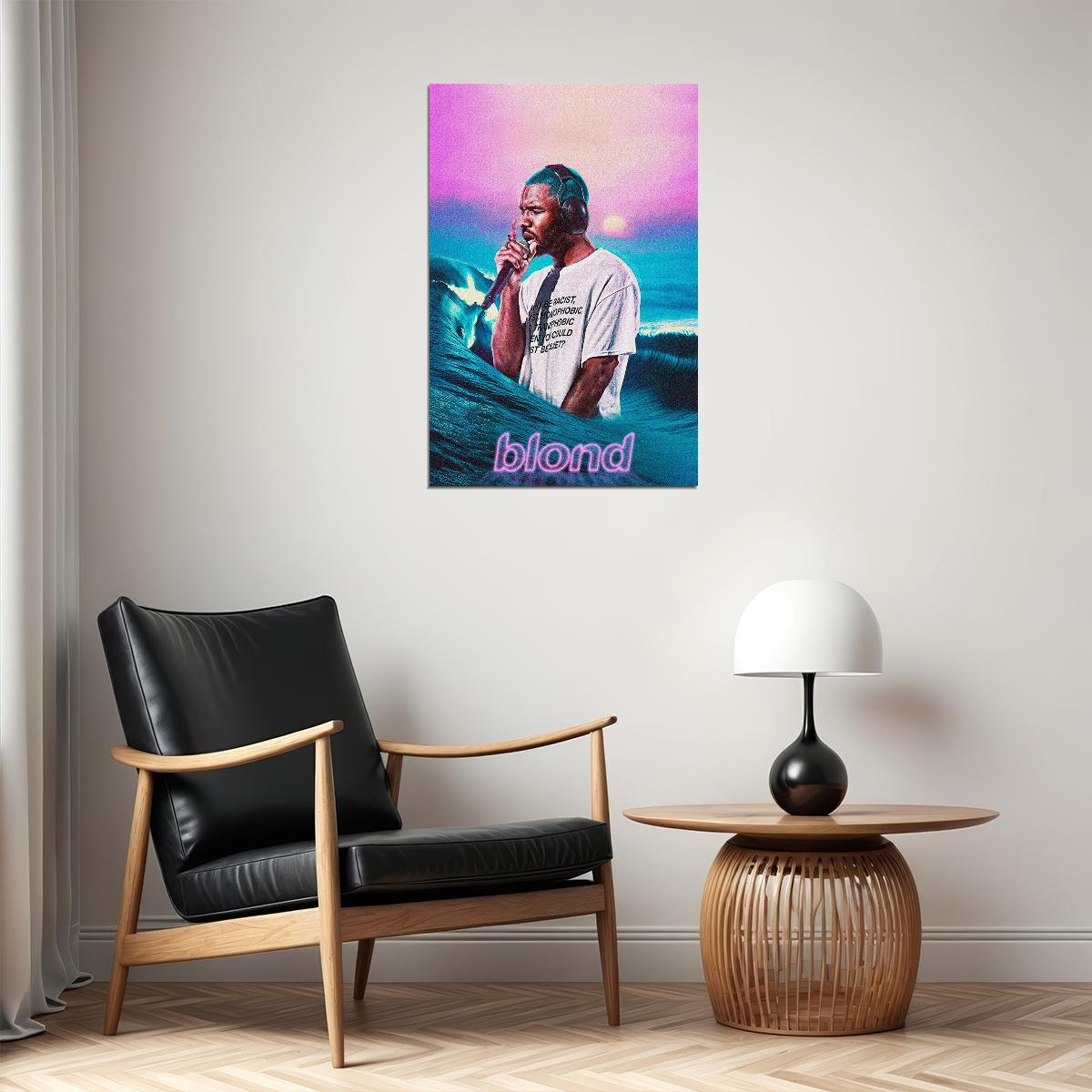 Frank Ocean Blond Rap Singer Hip Hop Song Writer Poster Wall Art Print Home Wall Decor