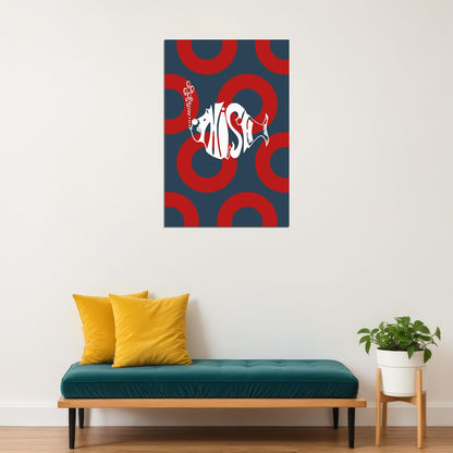 Phish Car Symbol Drawing Poster Wall Art Print Home Wall Decor