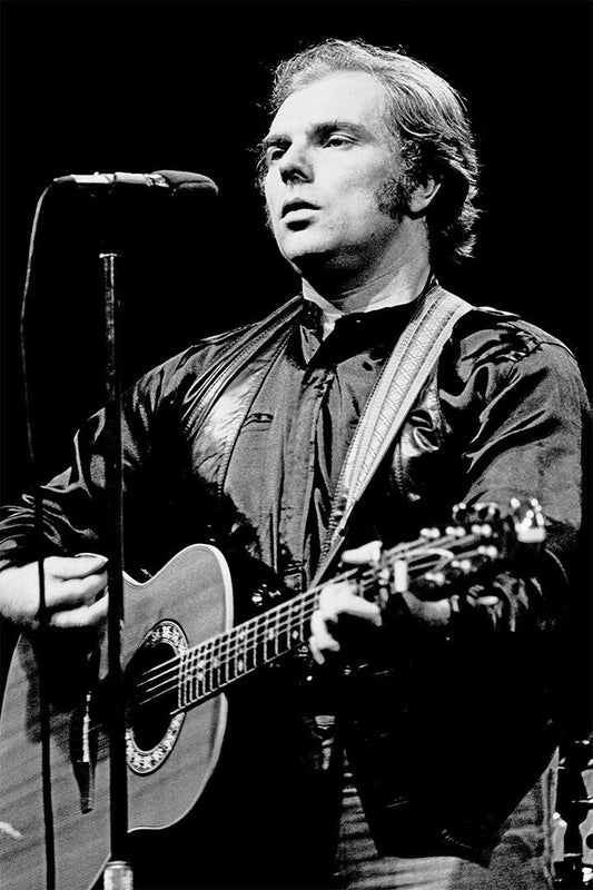 Van Morrison Plays Guitar At The Event Vintage Poster Wall Art Print Home Wall Decor