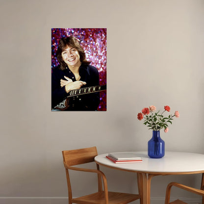 David Cassidy Smiling Actor Songwriter Musician Poster Wall Art Print Home Wall Decor