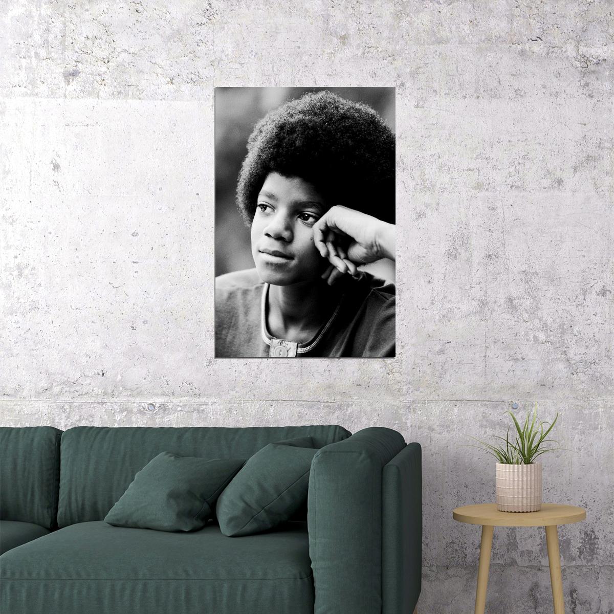 Young Michael Jackson Singer Dancer Poster Wall Art Print Home Wall Decor