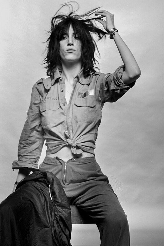 Studio Portrait Of Patti Smith American Musician Poster Wall Art Print Home Wall Decor