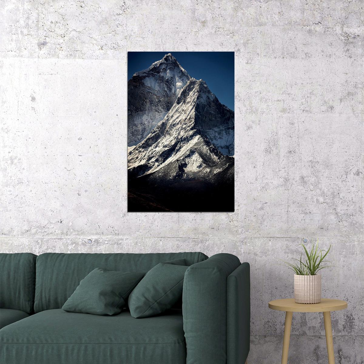 Himalayan Peaks Nepal Mountains Landscape Poster Wall Art Print Home Wall Decor - xonomax