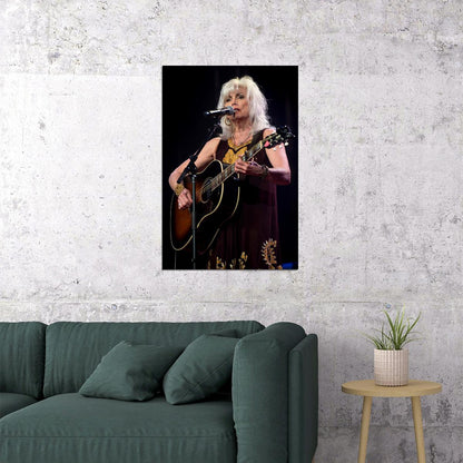 Emmylou Harris In Concert Artist Songwriter Photo Poster Wall Art Print Home Wall Decor