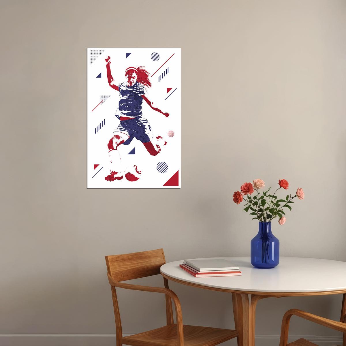Alex Morgan Woman Football Soccer Player Poster Wall Art Print Home Wall Decor - xonomax