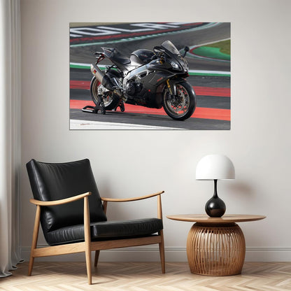 Aprilia Rsv4 1100 Factory Race Motorcycle Poster Wall Art Print Home Wall Decor