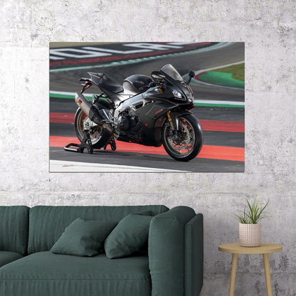 Aprilia Rsv4 1100 Factory Race Motorcycle Poster Wall Art Print Home Wall Decor